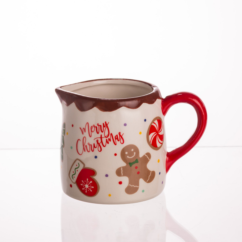 Yiwu Молочник порцеляновий Merry Christmas 350 (мл) CR-1-43 Коломия - фото 1