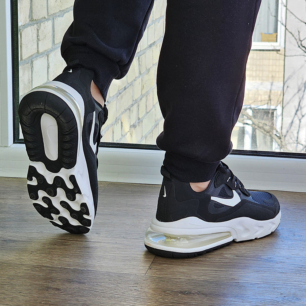 Кроссовки Nike 270 Сеточка Мужские Черные Найк с Амортизацией Летние (размеры: 41,42,43,44,45) Видео Обзор Днепр - изображение 4