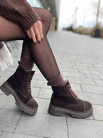 Molly Черевики жіночі MOLLY 967 коричневі (зима, замша натуральна) (5672) 40 Коломыя