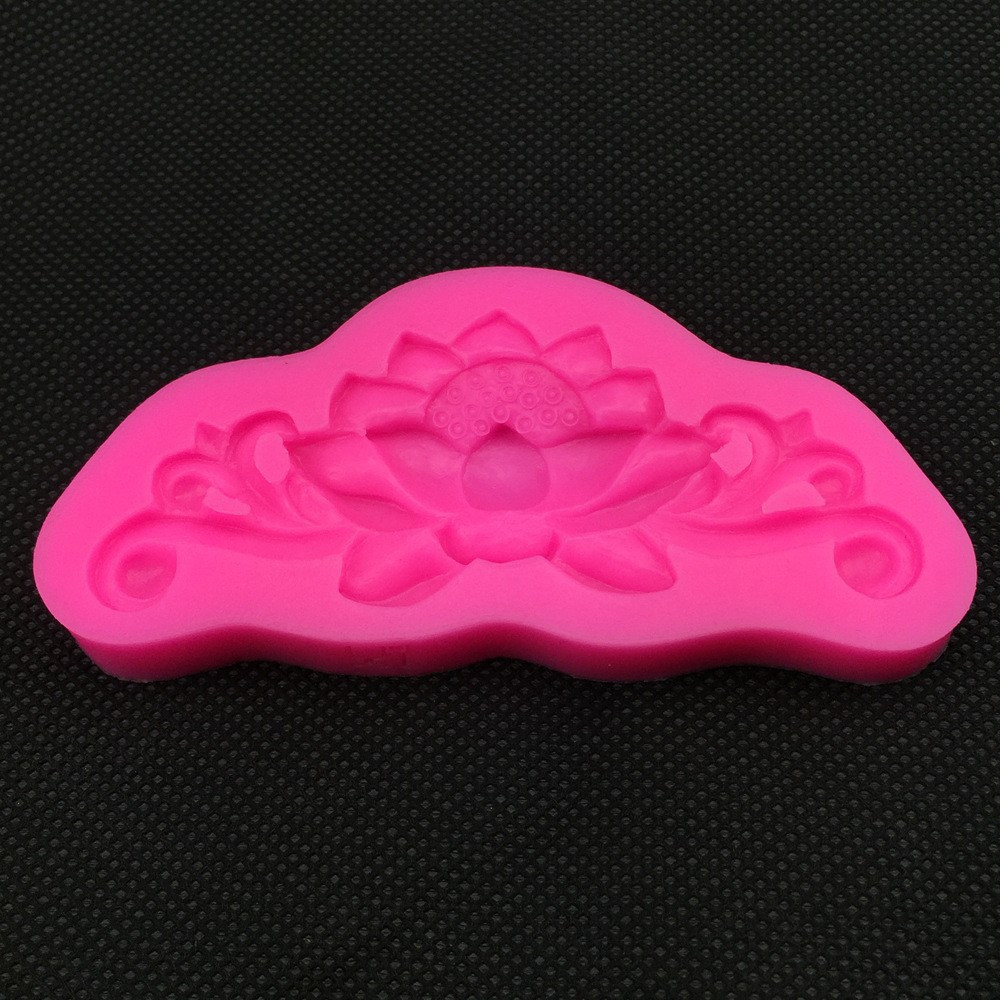 Молд силиконовый Цветок лотоса 42 на 96 мм розовый Киев - изображение 7