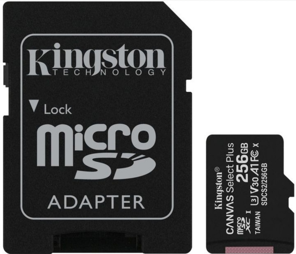 Карта пам'яті Kingston microSDXC 256GB Canvas Select Plus Class 10 UHS Київ - фото 1