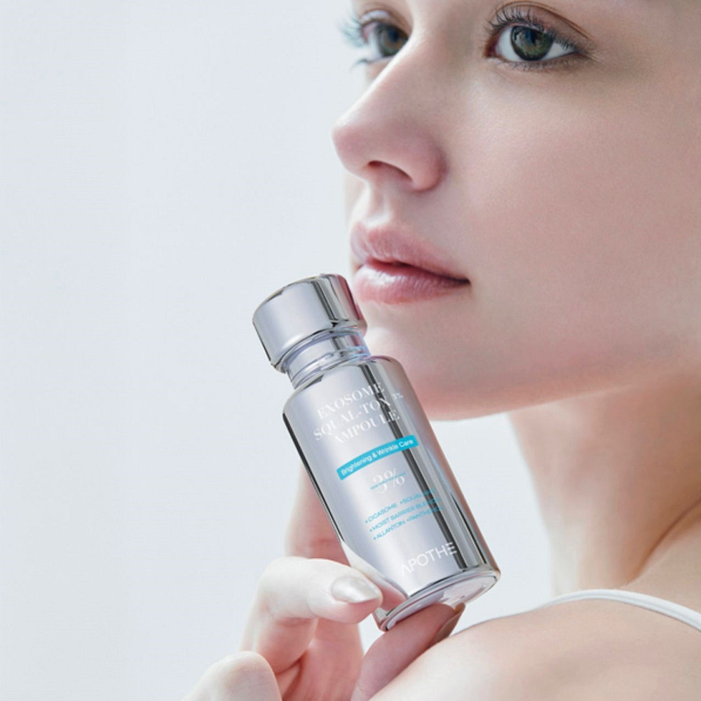 Сыворотка увлажняющая Exosome Squal-Tox 3% Ampoule APOTHE 30 мл Киев - изображение 2