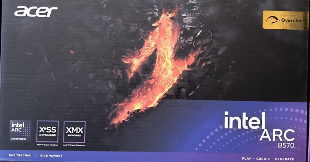 Відеокарта Intel Arc B570  НОВА.ЗАПАКОВАНА. Київ - фото 5