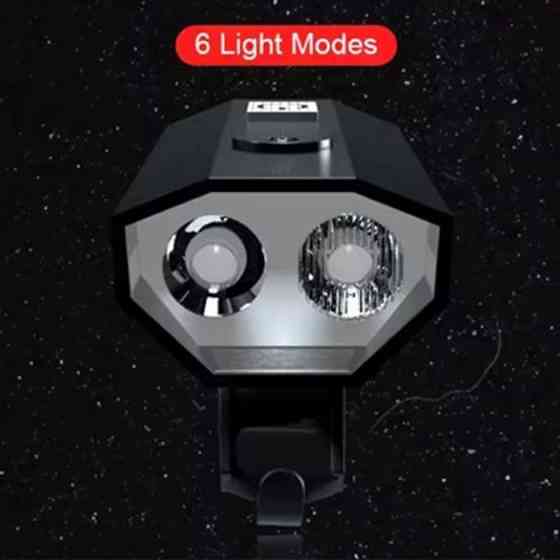 Ліхтар для велосипеда із зарядним пристроєм, Ліхтар для велопрогулянок із зарядкою UR-96 Львів