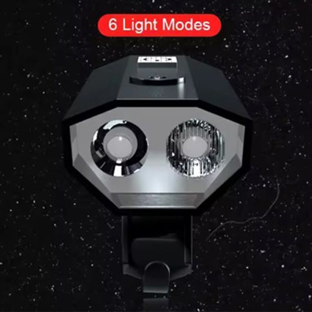 Фонарик велофонарь BK-08/01 Pro-2XPE, Велофонарь передний, Фонарь велосипедный на батарейках UR-96 Львов - изображение 3