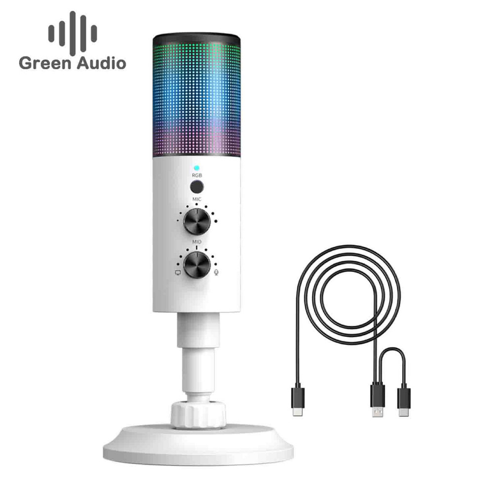 Мікрофон AK-9 з RGB підсвіткою та шумоподавленням Київ - фото 5