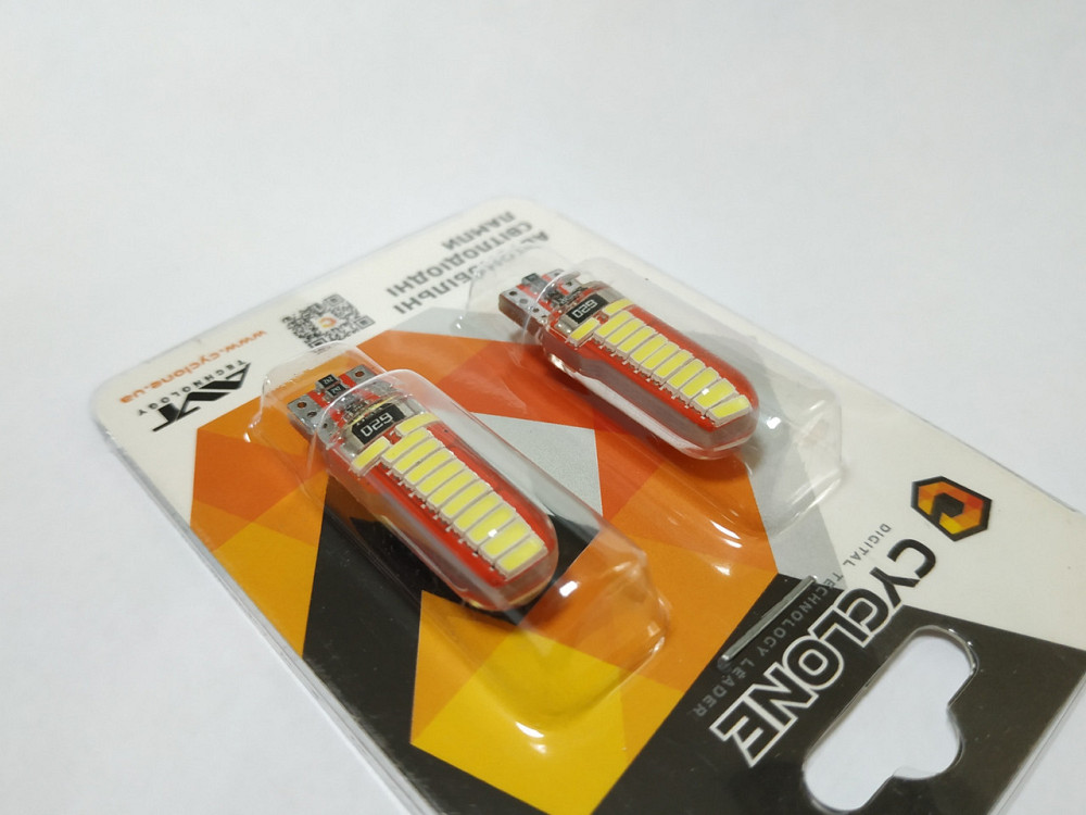 Лампочка без цок.Т10 24LED 4014-24 12V Cyclone 037576 lumen Вінниця - фото 1