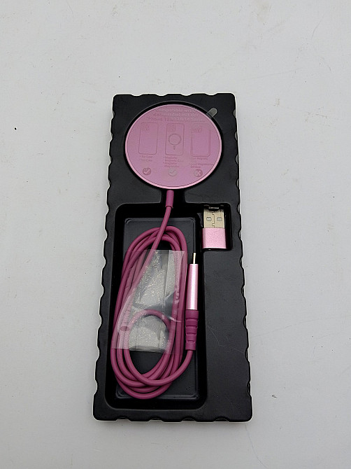 Магнітна безпровідна зарядка YW100A Луцк - изображение 1