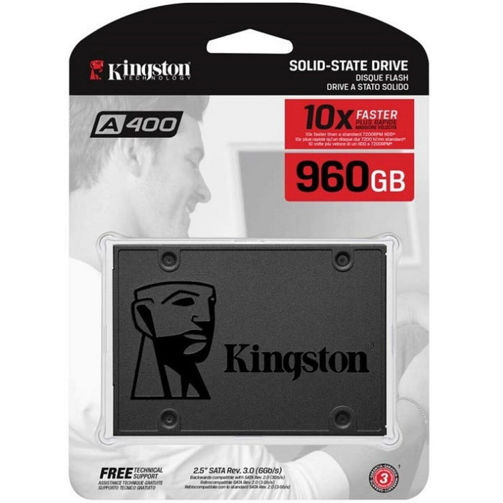 SSD Kingston SSDNow A400 960GB 2.5" SATAIII 3D NAND Київ - фото 2