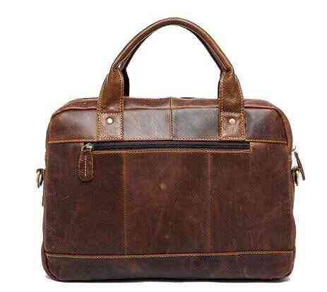 Сумка для ноутбука из натуральной кожи Vintage 14867 Коричневая Киев