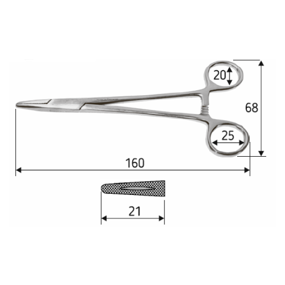 Голкотримач Mayo-Hegar 16 см J-24-018 Дніпро