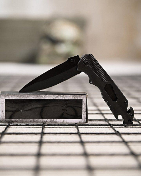 Ніж викидний total black РП7333 Одеса - фото 4