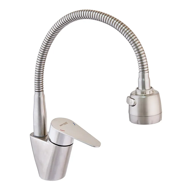 Кухонний змішувач Mixxus NEO-011 Reflector з нержавної сталі (MI6235) Харків - фото 1