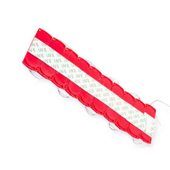 Модуль 12V Красний 12 SMD 2835 12D 2, 4W линза (10шт) светодиодный Мукачево