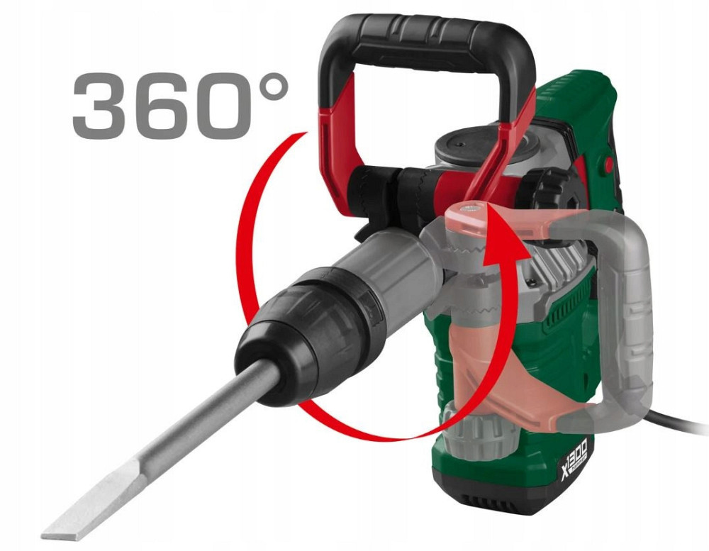 Электрический отбойный молоток с 2 зубилами Parkside (PAH 1300 C3) 1300 Вт Нововолынск - изображение 5