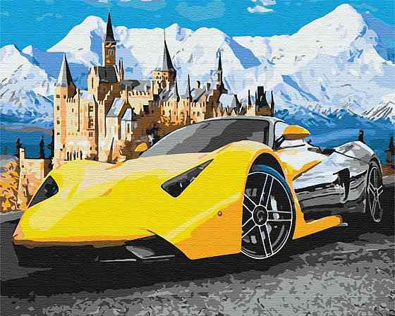 Lamborghini у замка Київ