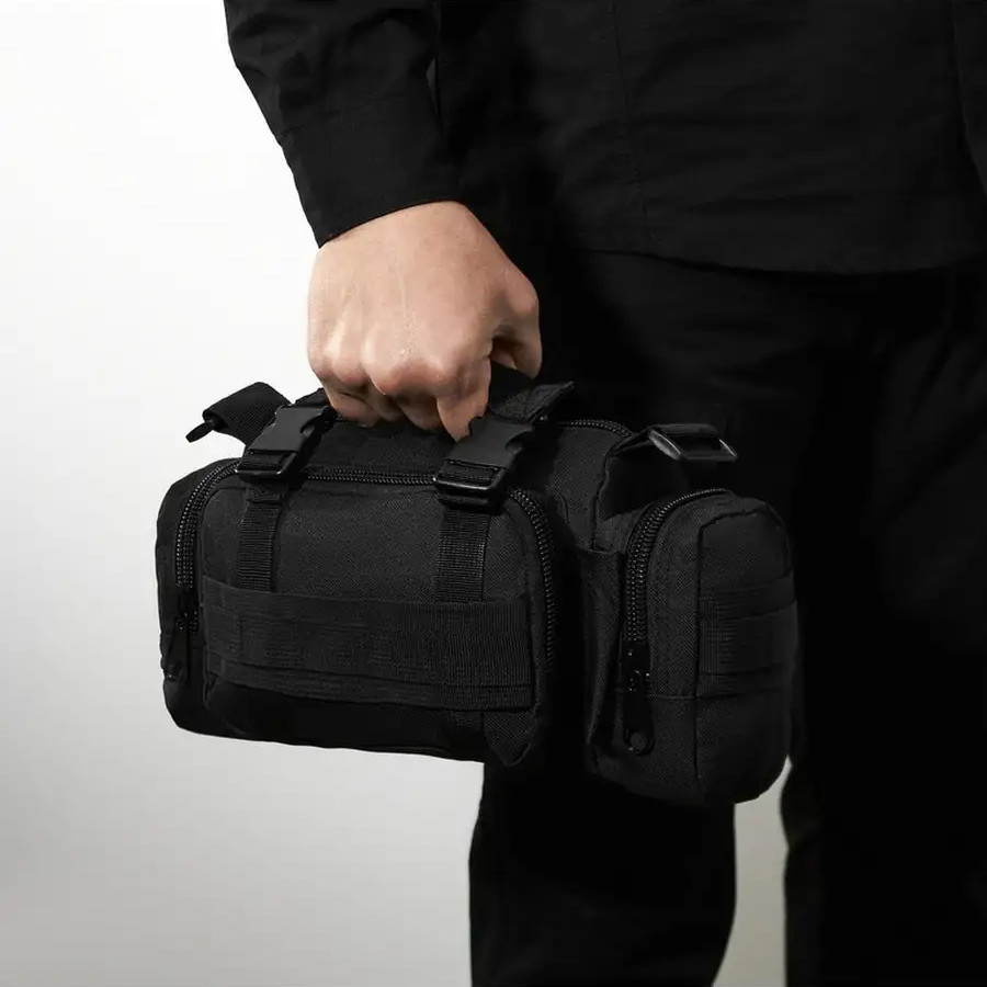 Універсальна тактична сумка – підсумок нагрудна поясна на MOLLE сумка з ременем на плече QC-940 5 л Київ - фото 8