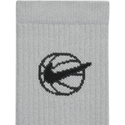 Шкарпетки Nike Crew Everyday Bball 3pr DA2123-902 42-46 3 пари Чорний/Білий/Сірий (194499745853) Вінниця - фото 3