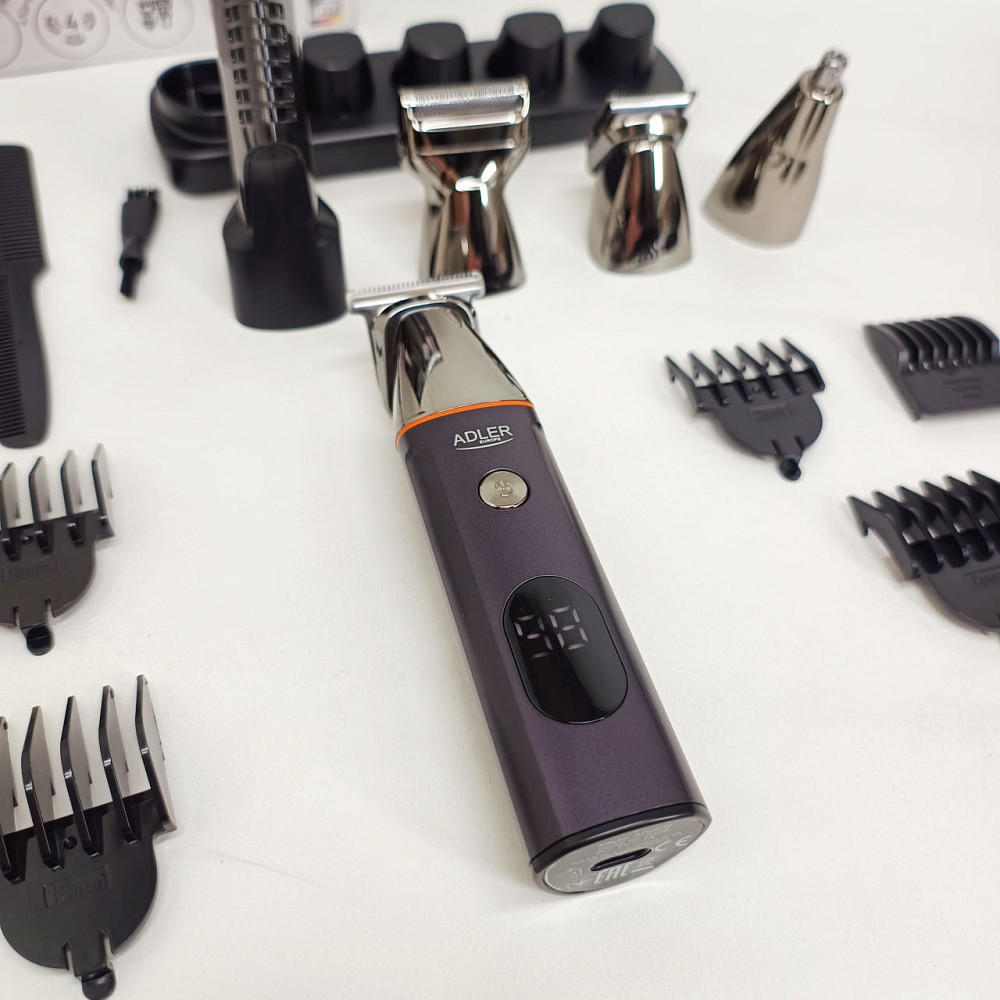 Бритва сеточная профессиональная, Электрическая бритва триммер для бороды, Бритвы электрические EF-19 Львов - изображение 9