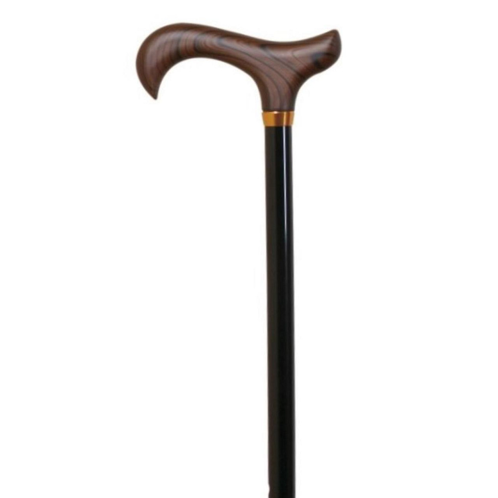 Регулируемая трость Garcia 365, черная с деревянной ручкой Днепр - изображение 1