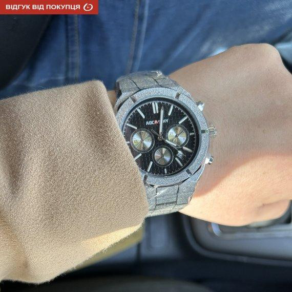 Часы мужские наручные Aocasdiy Graphite (Серебристый) Винница - изображение 6