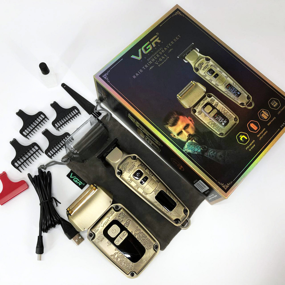 Профі машинка для стрижки волосся VGR V-641, Професійна машинка для стрижки волосся на акумуляторі ZT-11 Івано-Франківськ - фото 5