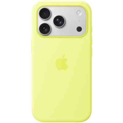 Чехол для мобильного телефона Apple Silicone iPhone 17 Pro Neon Yellow Model A3559 (MGFF4ZM/A) Винница