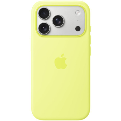 Чехол для мобильного телефона Apple Silicone iPhone 17 Pro Neon Yellow Model A3559 (MGFF4ZM/A) Вінниця - фото 1