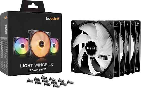 Вентилятор be quiet! Light Wings LX 120mm PWM 3-Pack Black (BL121) ( 28468 ) Харьков