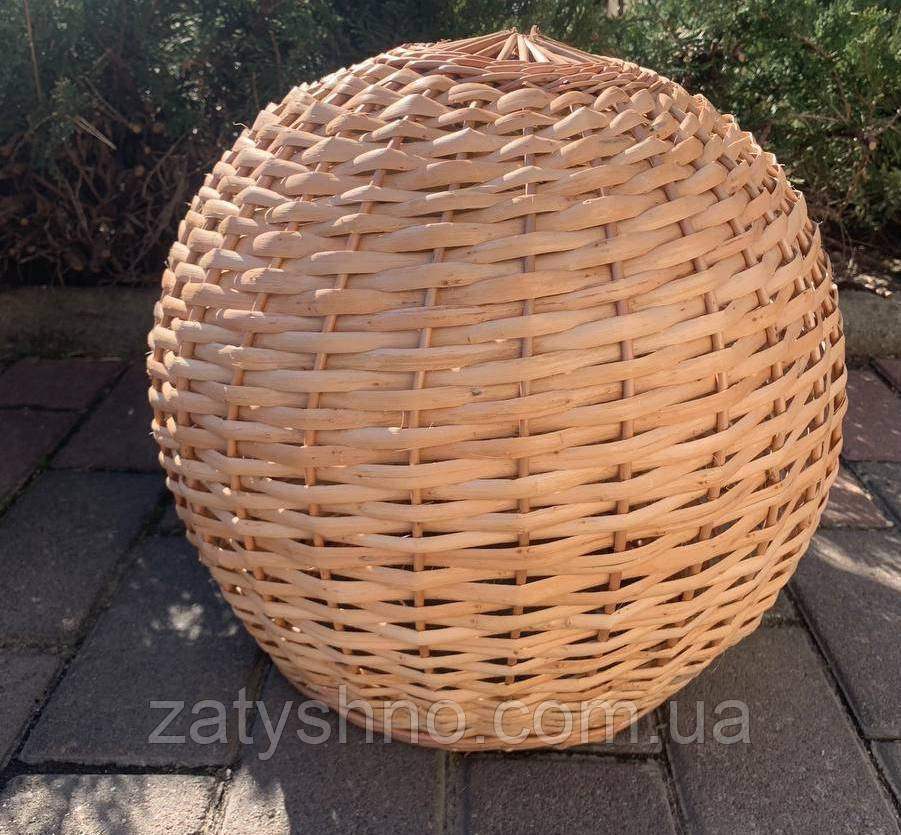 Набір великих круглі бра плетені в кафе. Київ - фото 3