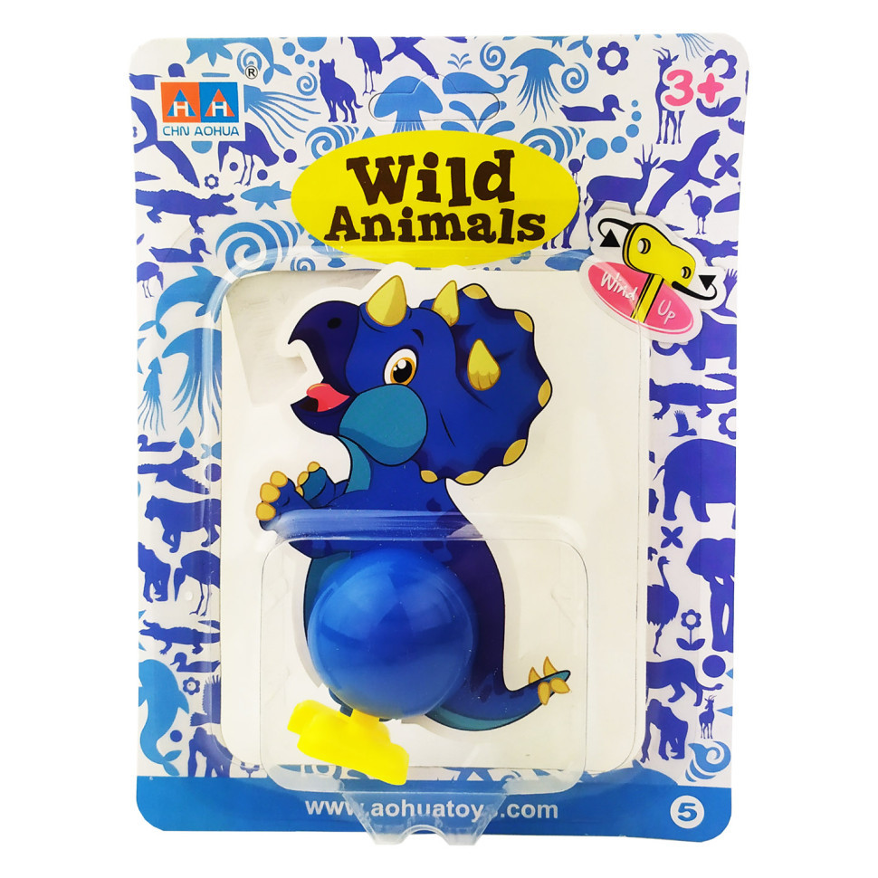 Іграшка заводна "Динозавр" 2030A 15 см  Синій Вінниця - фото 1