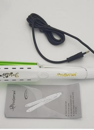 Плойка-гофре для волосся Gemei GM-2957W: керамічні щипці 50 Вт для прикореневого об'єму із шир. пластин 4 см Одеса - фото 6