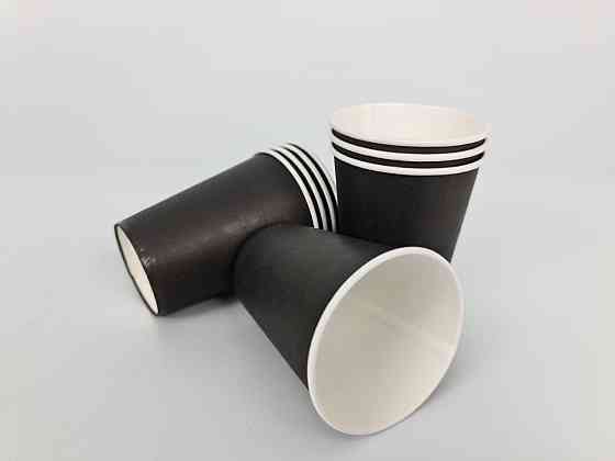 Стаканчики для кави 250 мл Чорно/Білий Маестро h9 (50 шт.) Харків