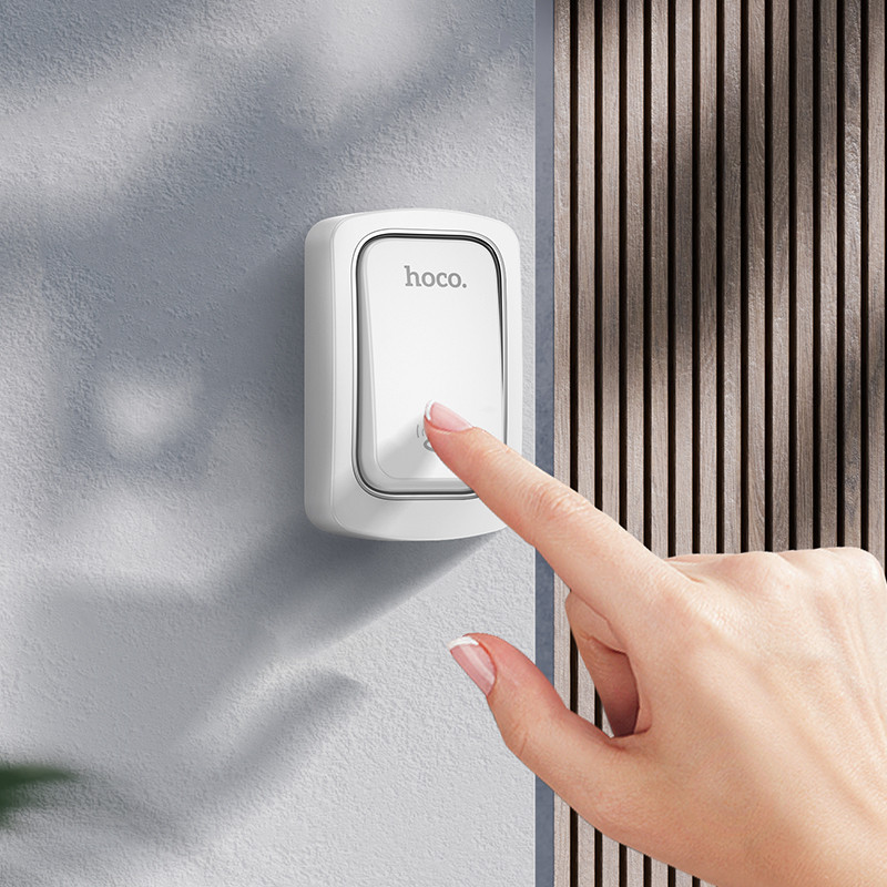 Дзвінок HOCO HI26 self-powered wireless doorbell (EU) Київ - фото 16