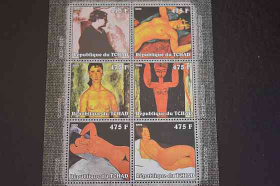 Чад. Искуство. Личности. Блок. 2002 год (В-8) Полтава