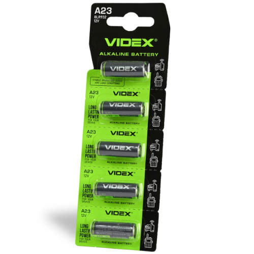 Батарейка A23 (бл-5шт) Videx Житомир