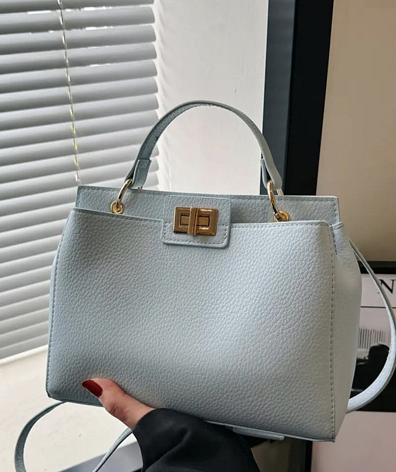 Сумка блакитна Сміла - фото 3