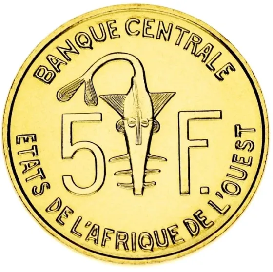 Західна Африка 5 франків 2011 UNC Полтава