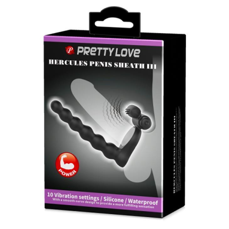 Вібратор PRETTY LOVE -Hercules Penis Sheath III Sex Aura Київ - фото 6
