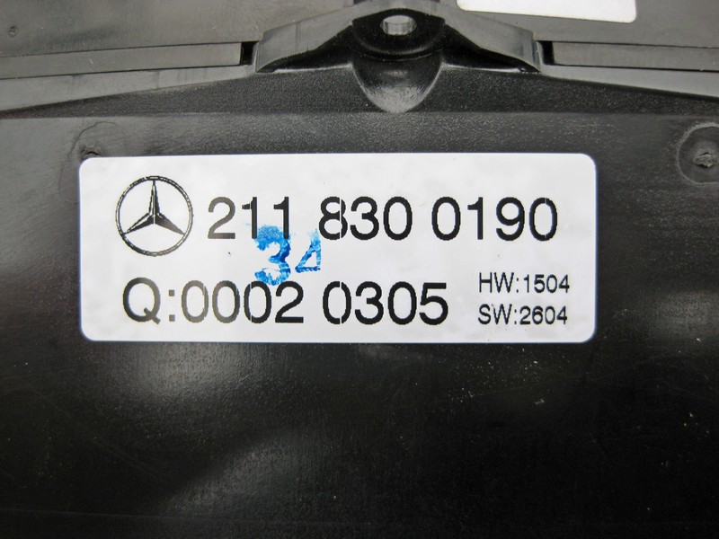 Mercedes-Benz  A2118300190 Блок керування кліматом USA E-Class W211 Одеса - фото 4