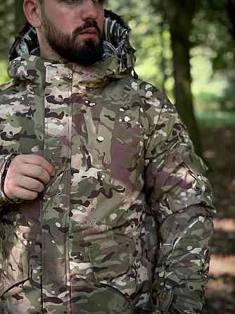 Армейская мужская зимняя куртка Куртка 4.5.0 Level 15 Omni-Heat с капюшоном зимняя куртка мультикам WAR Львів