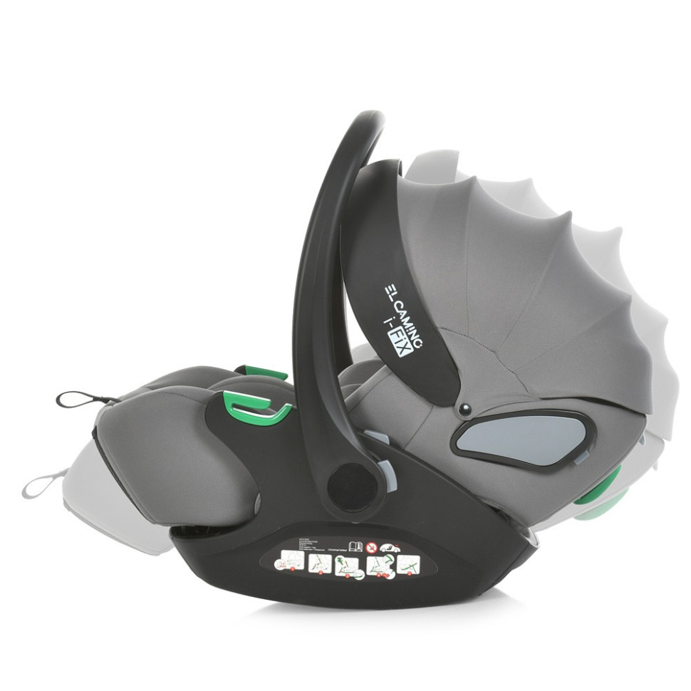 Дитяче автокрісло i-FIX ME 1110 Simply Gray Вінниця - фото 4