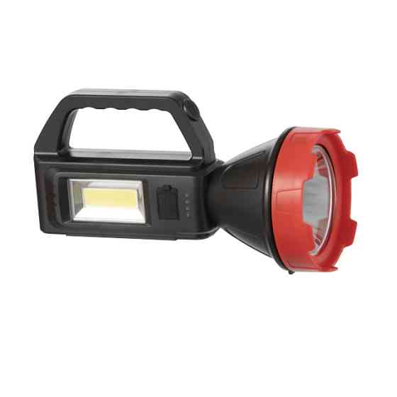 Ліхтар акумуляторний 1 LED + 1 COB, power bank, індикатор заряду, сонячна панель Львів