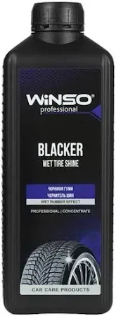 Чорніння шин WINSO Blacker Wet Tire Shine 1 л (880840) – глибокий блиск і захист гуми Ковель - фото 1