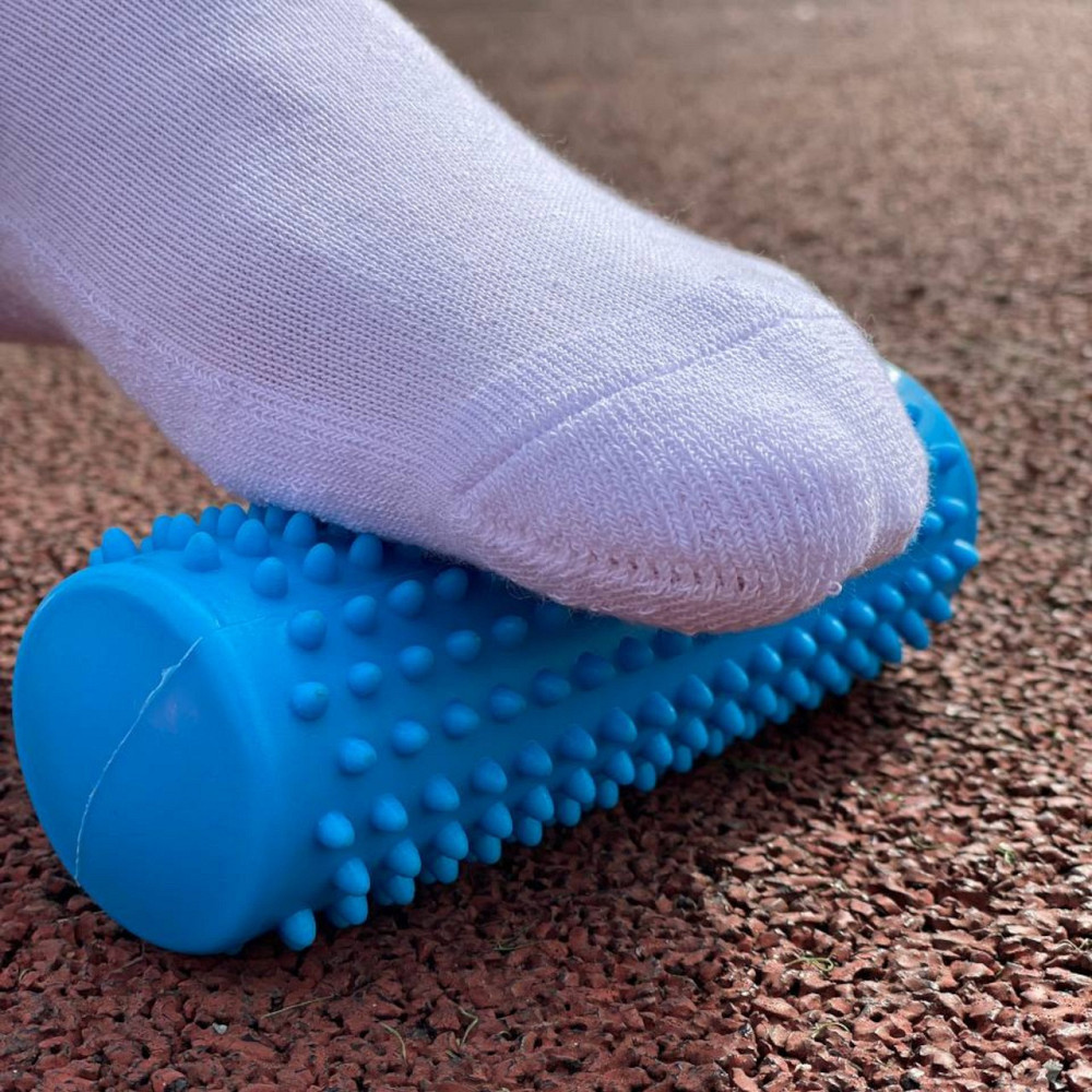 М'яч масажний "Циліндр" 14х5см синій Івано-Франківськ - фото 3