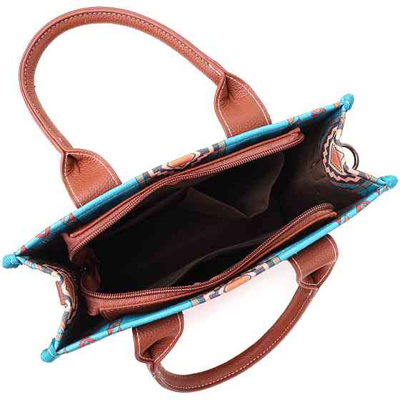 Барвиста жіноча сумка з текстилю Vintage sale_15151 Різнокольоровий Київ