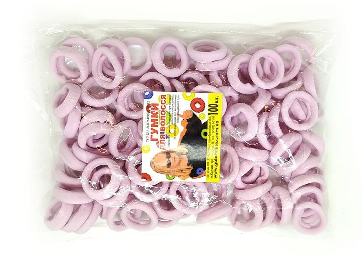 Безшовні рожеві гумки для волосся 100 шт Київ - фото 1