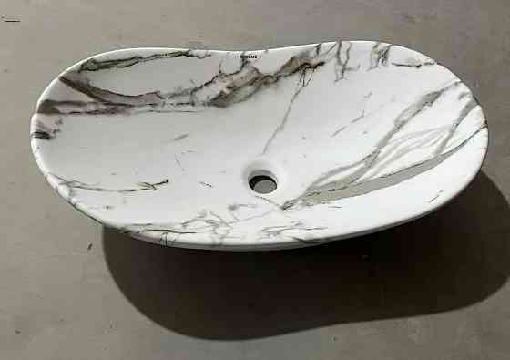 Раковина накладна MIXXUS PREMIUM WAVE-0105 MARBLE 620х360х160mm   ( MP6559 ) 27925 Харьков