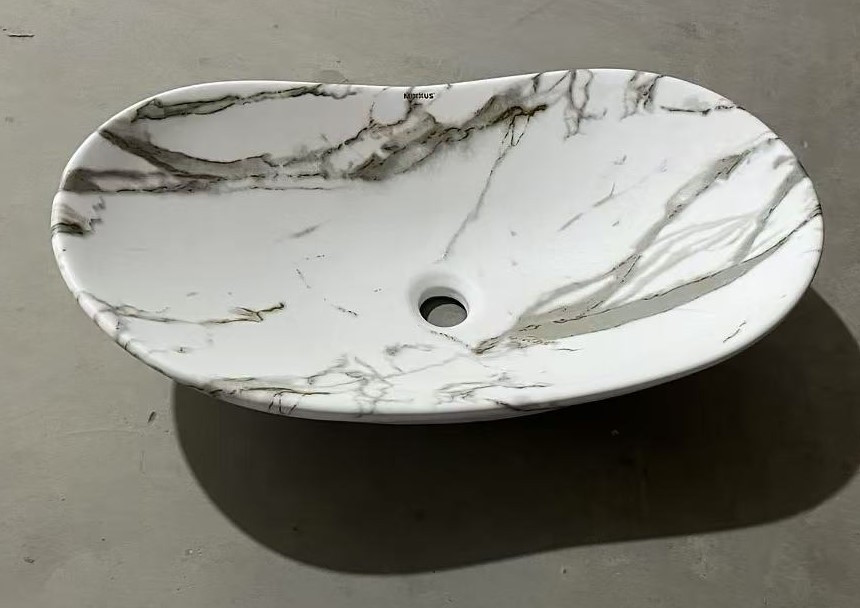 Раковина накладна MIXXUS PREMIUM WAVE-0105 MARBLE 620х360х160mm   ( MP6559 ) 27925 Харків - фото 5