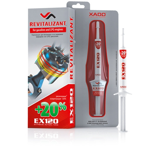 Ревіталізант Xado EX120 Revitalizant для бензинових і на зрідженому природному газі (LPG) двигунів 8 мл Львів - фото 1